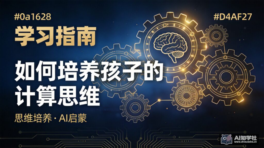 AI时代，如何培养孩子的计算思维？
