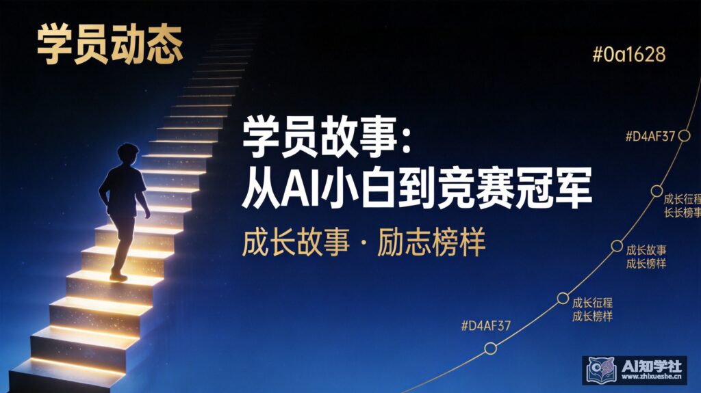 学员故事：从AI小白到竞赛冠军，他只用了一年时间