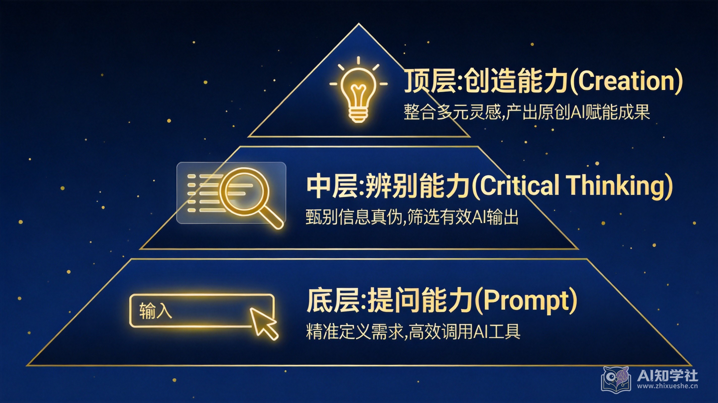 AI能力三层金字塔模型