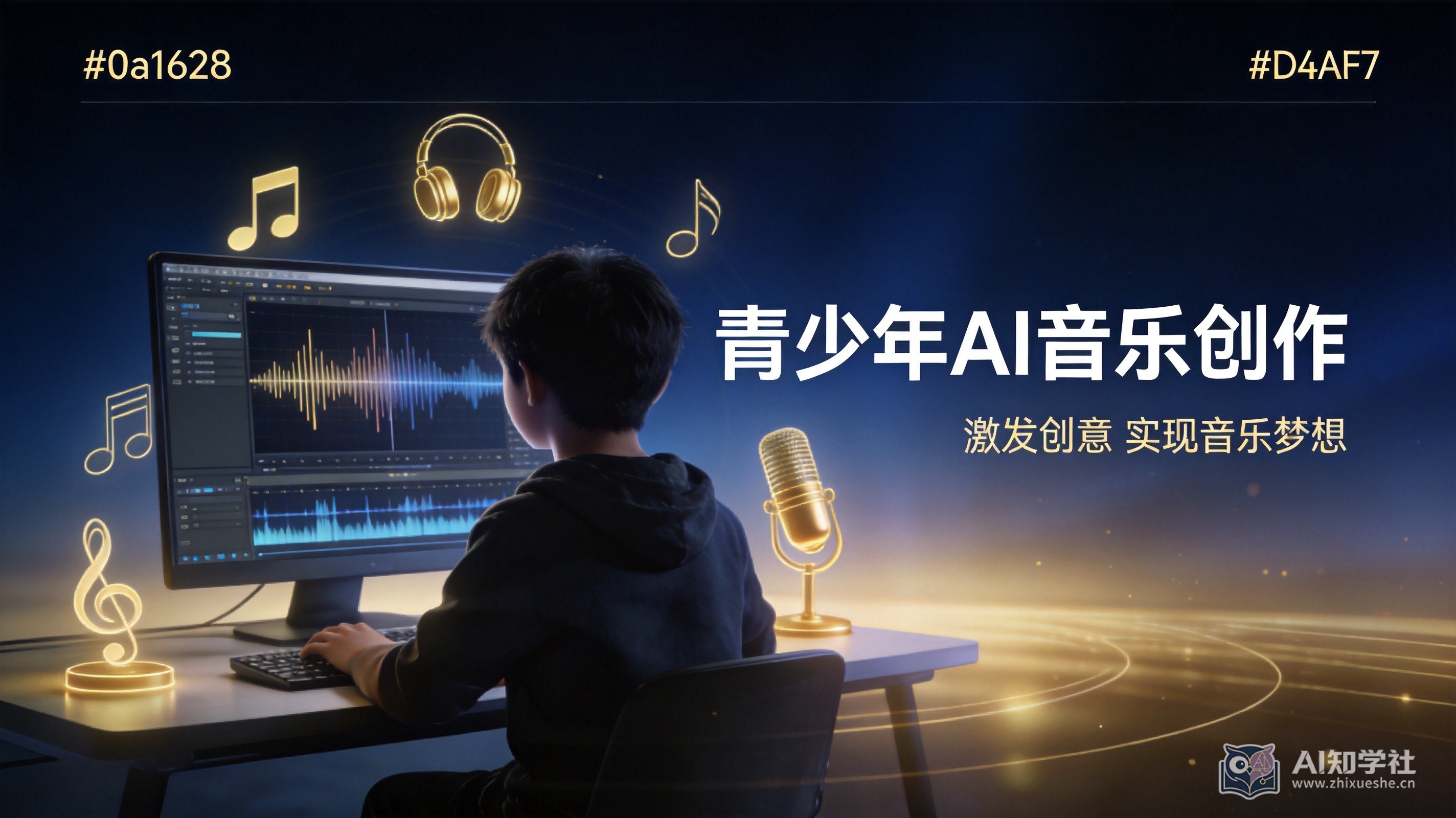 青少年AI音乐创作学习场景
