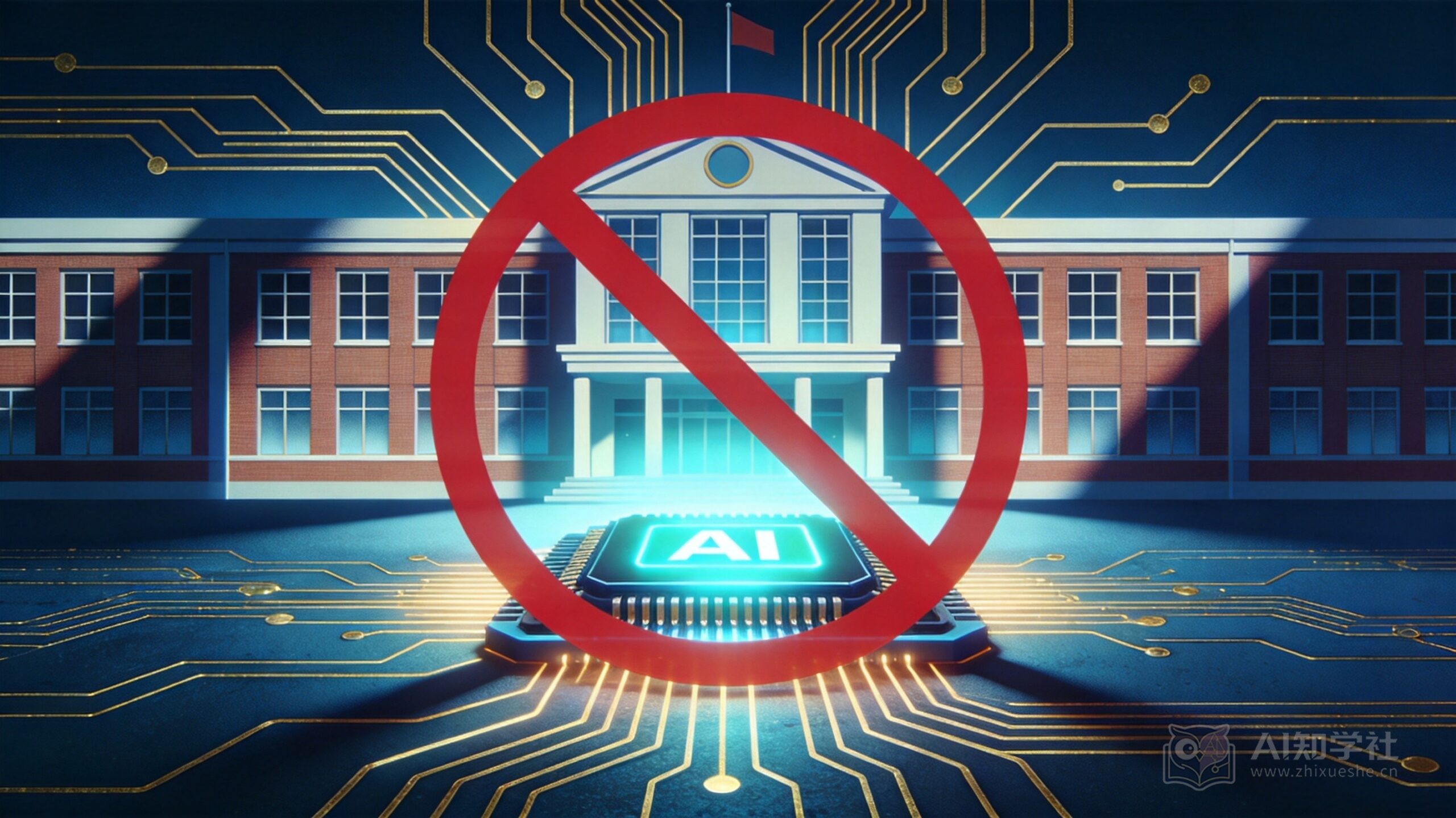 美国学校禁止AI课堂