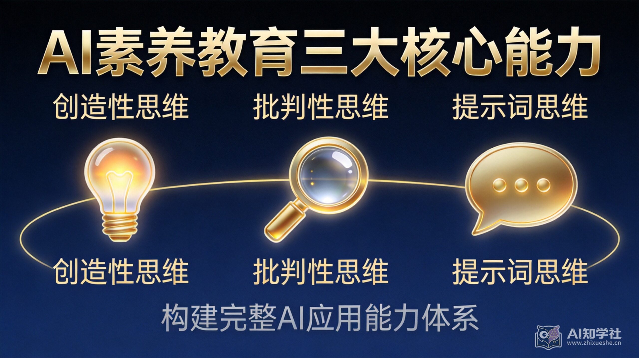 AI素养教育三大核心能力